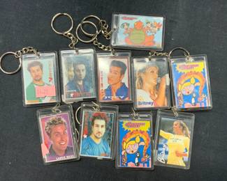 Lot 10 Pop Culture Keychains NSYNC & More