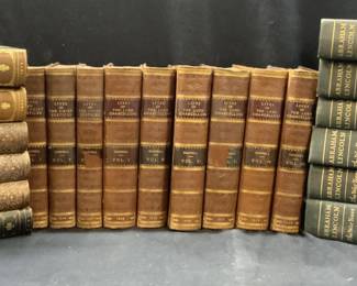 21 Antique Book Series 1846 - 1930s