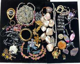 Jewelry Makers Lot, KJL, Crystals, Natural Stone +