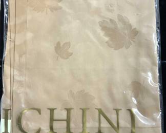 ANICHINI NIP 24 in. Leaf Motif Napkins, 3 Italy