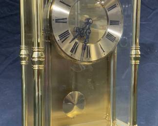 FABRIK SSS MARKE AT&T Brass Mantel Clock