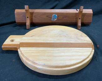 2 Kalmar Teak Rack & Arabia Design Cutting Board