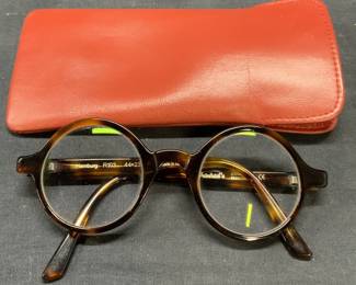 Friedricks Round Frame Tortoise Eyeglasses