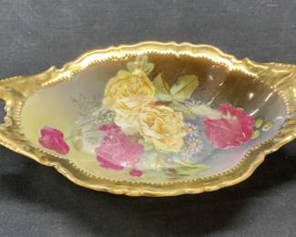 O E G Royal Austria Gilt Porcelain Bowl