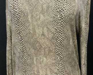 Gianni Versace Versus Snake Print Turtleneck, ITALY