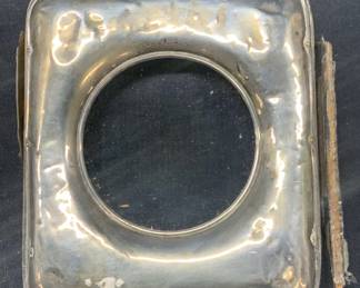 Antique Sterling Silver Stamped Picture Frame