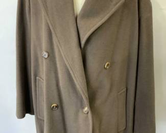 Donna Karan NY Plus Size Wool Coat, Unisex