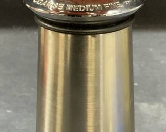 WM Bounds Stainless Steel & Wood Pepper Mill