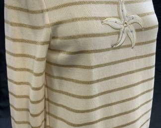 St John Starfish Sweater w Saks 5th Garment Bag