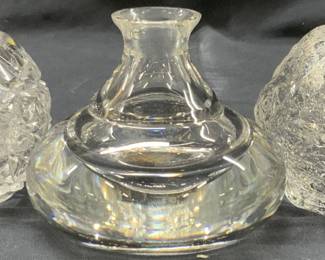 3 Baccarat Crystal & Cut Glass Home Accessories