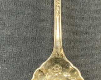 Vintage CBS Silver Plated Fruit Spoon