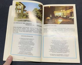 French Gastronomic Passport Book 1969, Illustrated