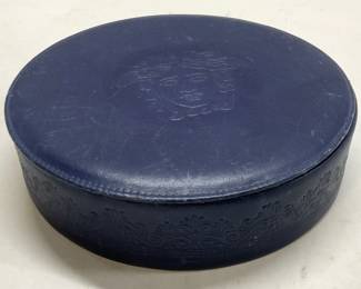 Versace Leather/Velvet Box w Medusa Head, Italy