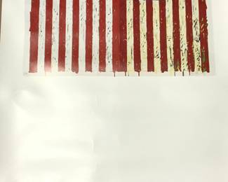 2 Jasper Johns Art Exhibit Lithographs 1990