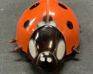 Vintage Tri Ang Minic Ladybug Wind Up Toy England