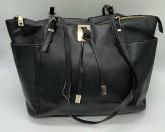 Black Leather Shoulder Bag