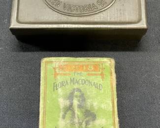 Vintage CSSAL Metal Tin & Flora MacDonald Needles