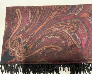 HANAE MORI Paris Paisley Cashmere Blanket, Italy