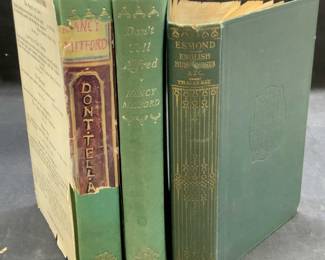 Lot 3 Vintage Books, Thackeray & Mitford 1960