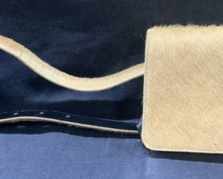 WCM Fur & Leather Belt W Wallet