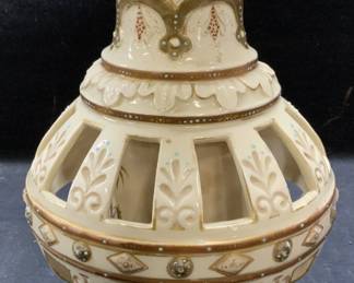 Vintage RUDOLSTADT RW Gilt Porcelain Vase