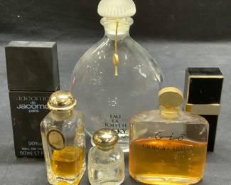 Lot 6 Vintage Perfume Bottles, Hermes, More
