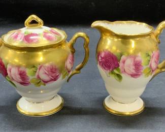 Set 2 Royal Albert China Sugar Bowl & Creamer