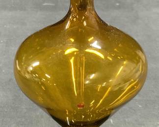 Vintage Color Block Art Glass Perfume Bottle