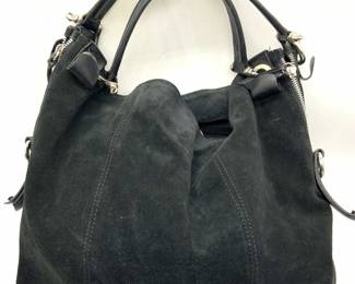 Gianni Chiarni Leather Suede Tote Bag, Italy