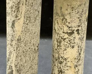 Near Pair Natural Stone Pillars