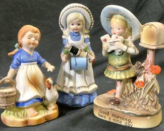 Lot 3 Porcelain Child Figurals