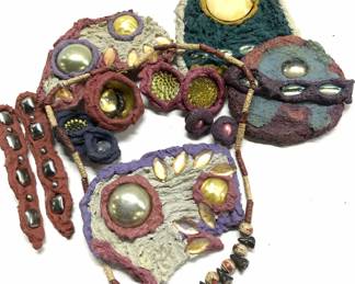 Lot 13 Hand Crafted & Painted Fashion Jewelry