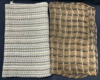 2 Silk & Fiber Blended Scarves