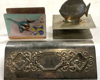 Lot 3 Vintage Metal Matchbook Covers, Gorham More