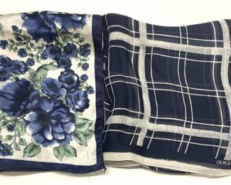 2 Giorgio Armani Silk Scarf & More