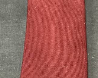 Pierre Cardin Burgundy Red Silk Tie