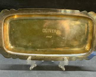 Vintage WM Rogers Silver Plated Tray