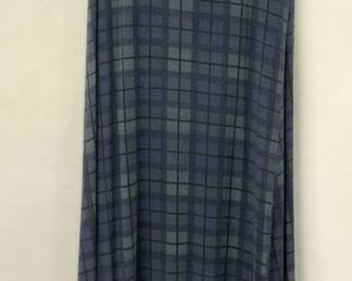 Michael Lauren Cotton Plaid Summer Dress