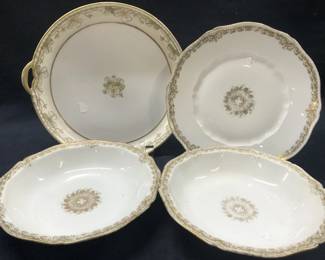 4 Hand Painted Porcelain Dishes, HAVILAND & More