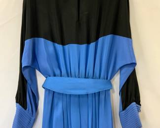 Saks 5th Avenue/ Richard Warren Vtg Dress w Belt