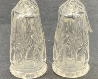 Pair Waterford Marquis Crystal S&P Shakers, New