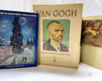 3 Art Books Van Gogh & Degas, Illustrated
