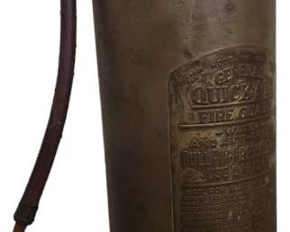 Antique Metal Fire Extinguisher
