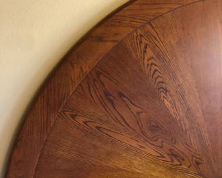 Burlington Furniture Company- Sunburst oak king size bed