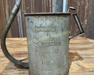 Brookins oiler can with spout Division of Ball Crank Inc