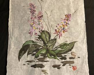 Lilac Painting by Paulette Hunter