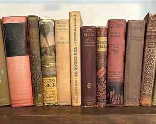 12 Vintage Books Incl. Fitzgerald Steinbeck Two MultiGem Bookends