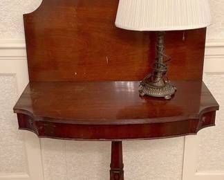 Antique DropLeaf Table Table Lamp