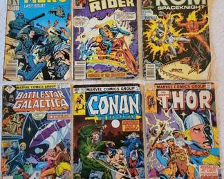 6 Action Comic Books from the 60s, 70s 80s