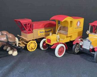 Arm Hammer Model Cars And Buggy Coin Banks